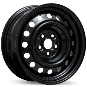 Fast Wheels – Steel / Acier – Black – 15″x6″ 33mm – All weather Wheels – ES41-1560-80BN+33C541